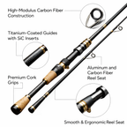 BlackGold PrecisionCast Elite Carbon Fishing Rod