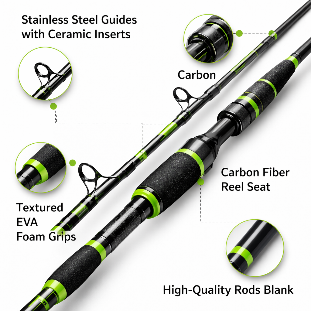 VenomStrike CarbonEdge Pro Angler Rod